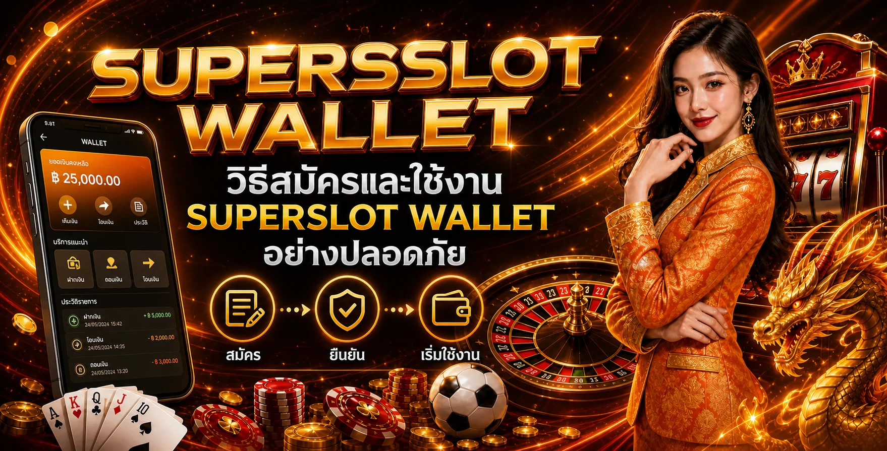 SUPERSLOT WALLET วิธีสมัครและใช้งานอย่างปลอดภัย