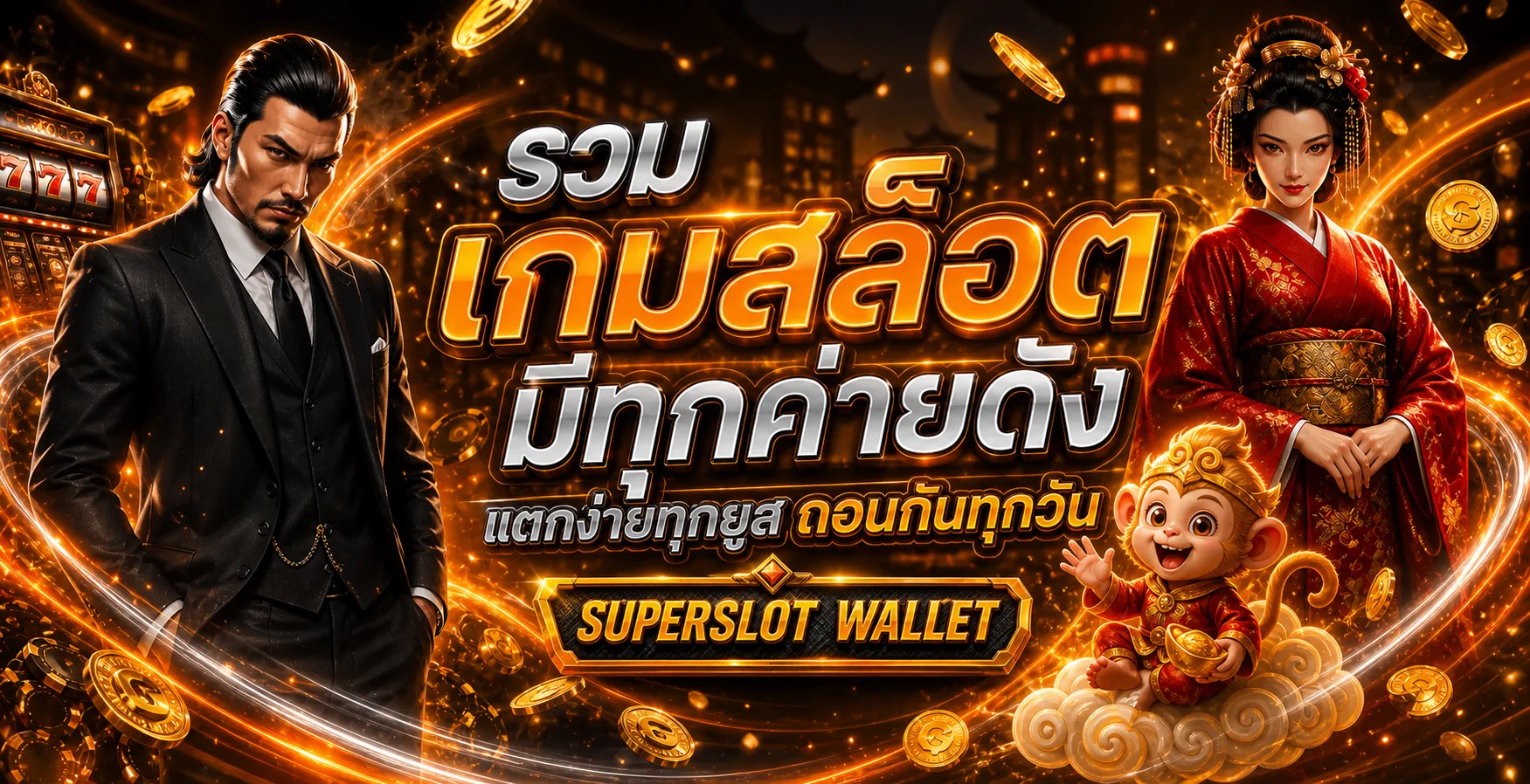 รวมสล็อตออนไลน์ SUPERSLOT WALLET หลายค่าย
